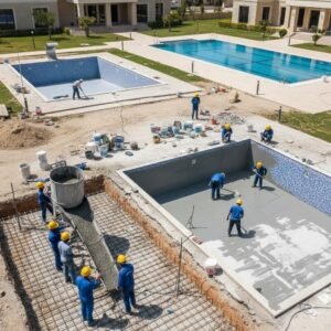 ترميم و تاسيس و عزل مسابح ترميم , عزل , تاسيس , مسابح , حمامات سباحة